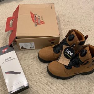 New Mens Red Wing Steel Toe work boots with footbed system
